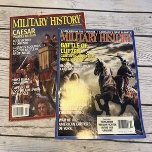 Lot Of 2 Military History Magazines - February 1996 & October 1998